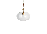 Nkuku Otoro Recycled Clear Glass Pendant Small Round –  from Amos Lighting + Home