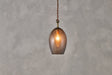 Nkuku Otoro Recycled Smoke Glass Pendant Large Oval –  from Amos Lighting + Home