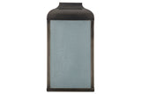 Nkuku Riad Outdoor Wall Lantern Black & Frosted –  from Amos Lighting + Home