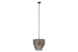 Nkuku Shanaya Mottled Glass Chandelier Antique Bronze –  from Amos Lighting + Home