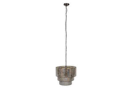 Nkuku Shanaya Mottled Glass Chandelier Antique Bronze –  from Amos Lighting + Home