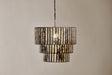 Nkuku Shanaya Mottled Glass Chandelier Antique Bronze –  from Amos Lighting + Home