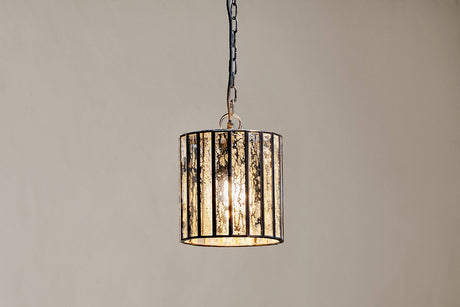 Nkuku Shanaya Mottled Glass Pendant Antique Bronze –  from Amos Lighting + Home