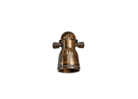 Nkuku Tabosa Brass Spot Light Antique Brass Finish –  from Amos Lighting + Home