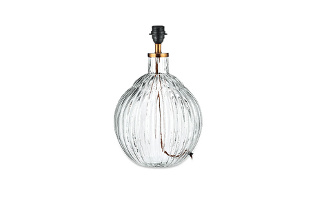 Nkuku Varanisi Wide Clear Recycled Glass Table Lamp –  from Amos Lighting + Home