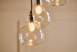 Nkuku Ziva 6 Light Recycled Clear Glass Cluster Pendant –  from Amos Lighting + Home