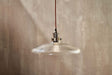 Nkuku Zowie Recycled Ribbed Glass Large Pendant –  from Amos Lighting + Home