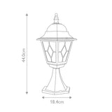 Elstead Norfolk 1 Light Pedestal Lantern