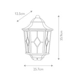 Elstead Norfolk 1 Light Half Lantern