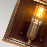 Elstead Old Bailey 1 Light Wall Lantern - Brass