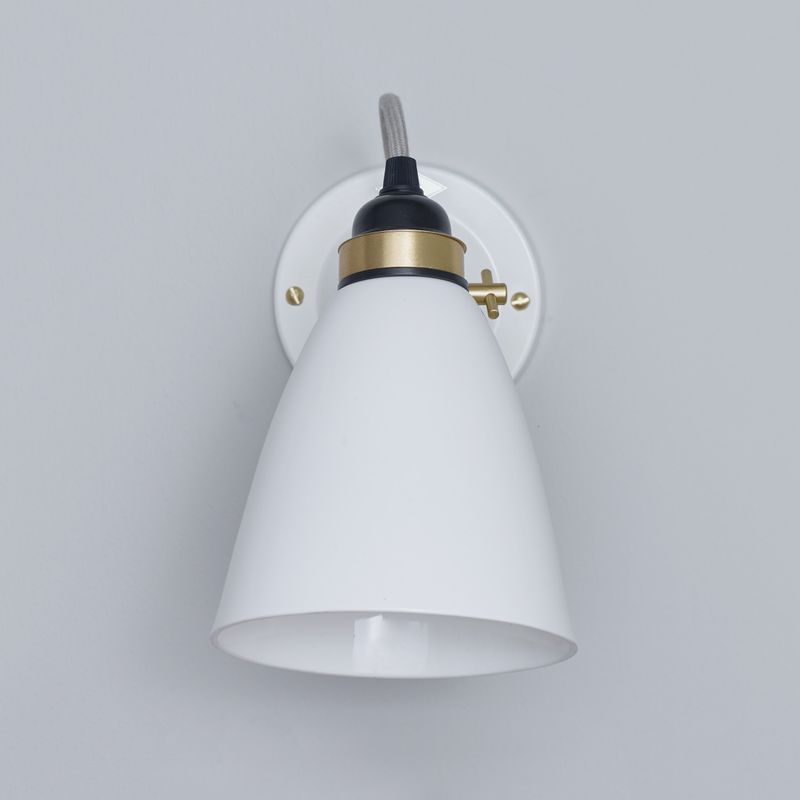 Original BTC Hector 30 Wall Light, Switched, Grey Cable –  from Amos Lighting + Home