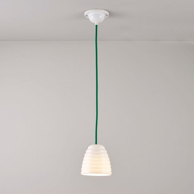 Original BTC Hector Bibendum Size 1 Pendant, Green Flex –  from Amos Lighting + Home