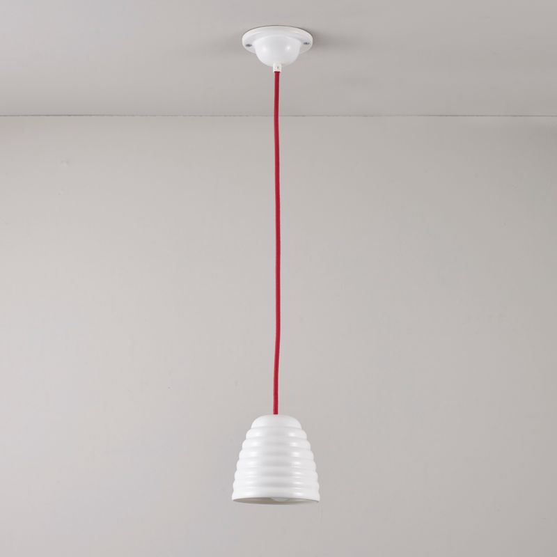 Original BTC Hector Bibendum Size 1 Pendant, Red Flex –  from Amos Lighting + Home