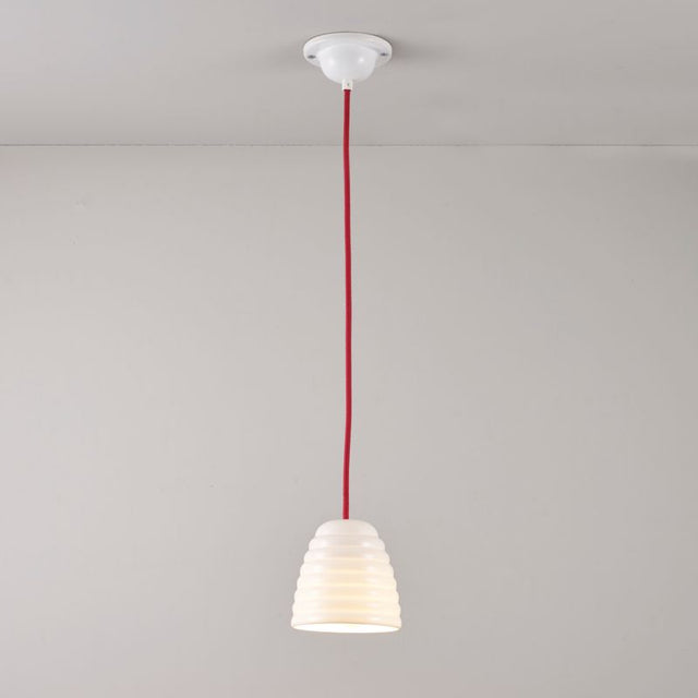 Original BTC Hector Bibendum Size 1 Pendant, Red Flex –  from Amos Lighting + Home