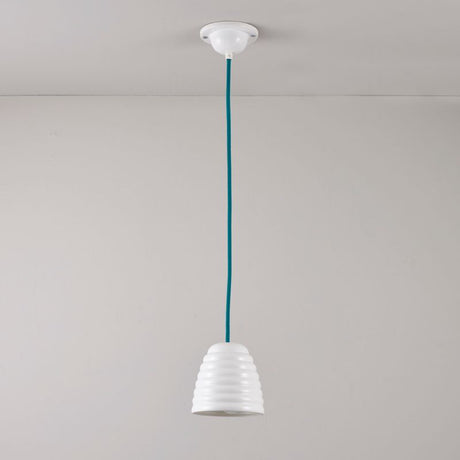 Original BTC Hector Bibendum Size 1 Pendant, Turquoise Flex –  from Amos Lighting + Home