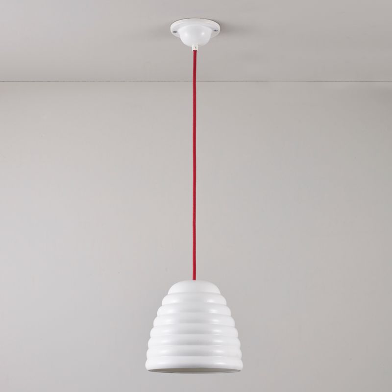 Original BTC Hector Bibendum Size 2 Pendant, Red Flex –  from Amos Lighting + Home