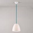 Original BTC Hector Bibendum Size 2 Pendant, Turquoise Flex –  from Amos Lighting + Home