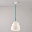 Original BTC Hector Bibendum Size 3 Pendant, Turquoise Flex –  from Amos Lighting + Home