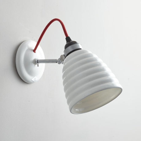 Original BTC Hector Bibendum Wall Light, Red Flex, Un-Switched –  from Amos Lighting + Home