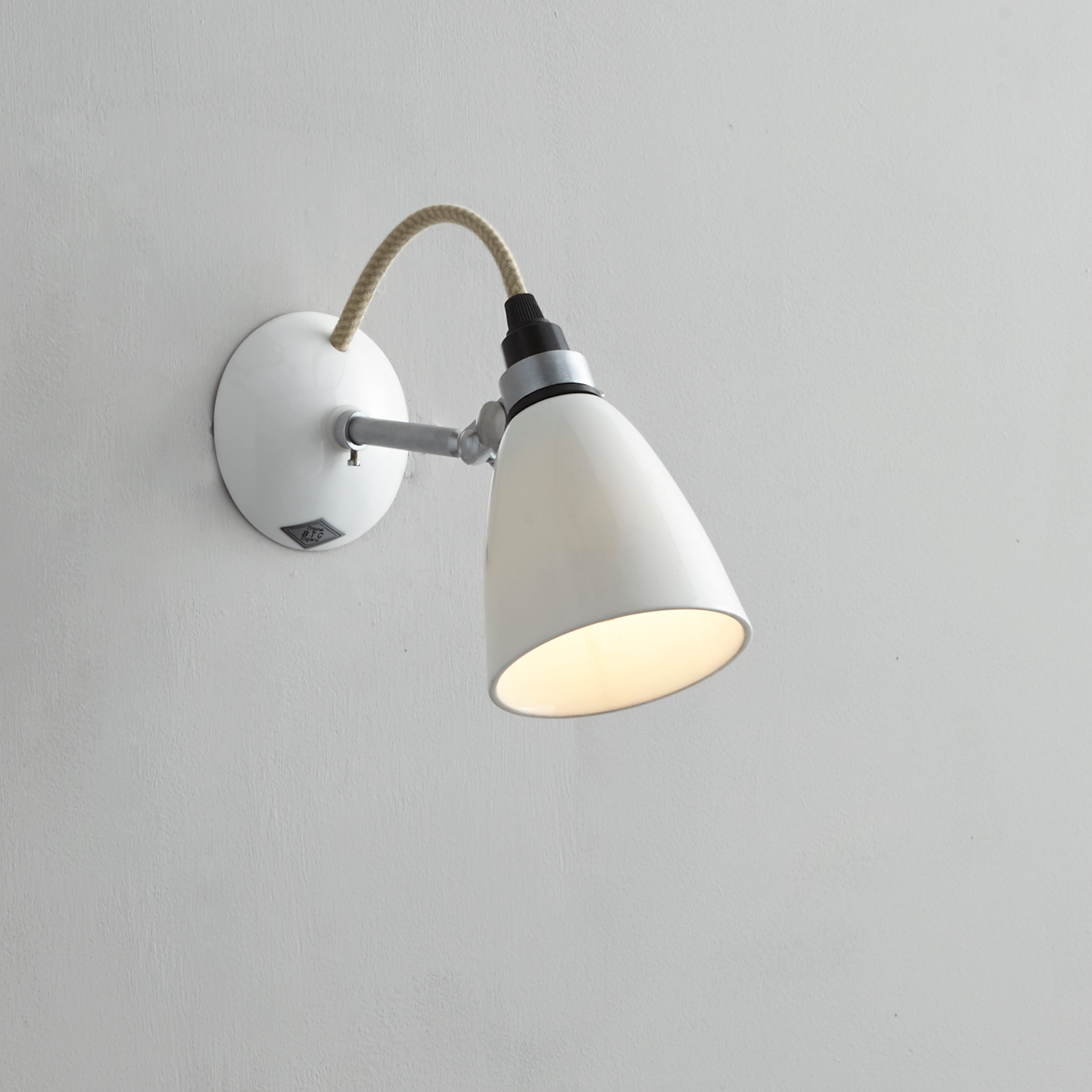 Original BTC Hector Small Dome Wall Light, Un-Switched – Amos
