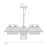 Original BTC Oxford Double Chandelier –  from Amos Lighting + Home