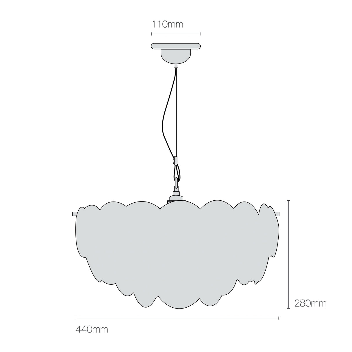 Original BTC Pembridge Size 2 Pendant Chandelier –  from Amos Lighting + Home