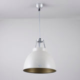 Original BTC Titan Size 1 Pendant, Grey with Bronze Interior –  from Amos Lighting + Home