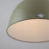 Original BTC Titan Size 1 Pendant, Olive Green with White Interior –  from Amos Lighting + Home