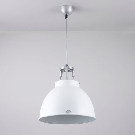 Original BTC Titan Size 1 Pendant, White with White Interior –  from Amos Lighting + Home