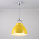 Original BTC Titan Size 1 Pendant, Yellow with White Interior –  from Amos Lighting + Home