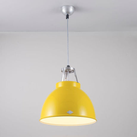 Original BTC Titan Size 1 Pendant, Yellow with White Interior –  from Amos Lighting + Home