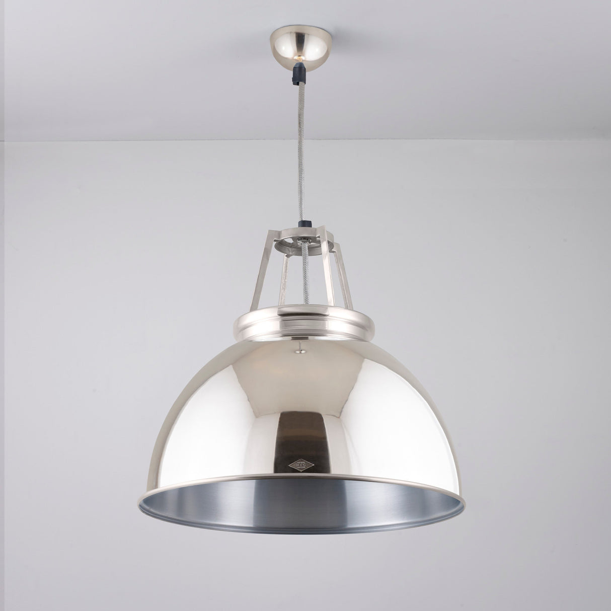 Original BTC Titan Size 3 Pendant, Natural Aluminium –  from Amos Lighting + Home