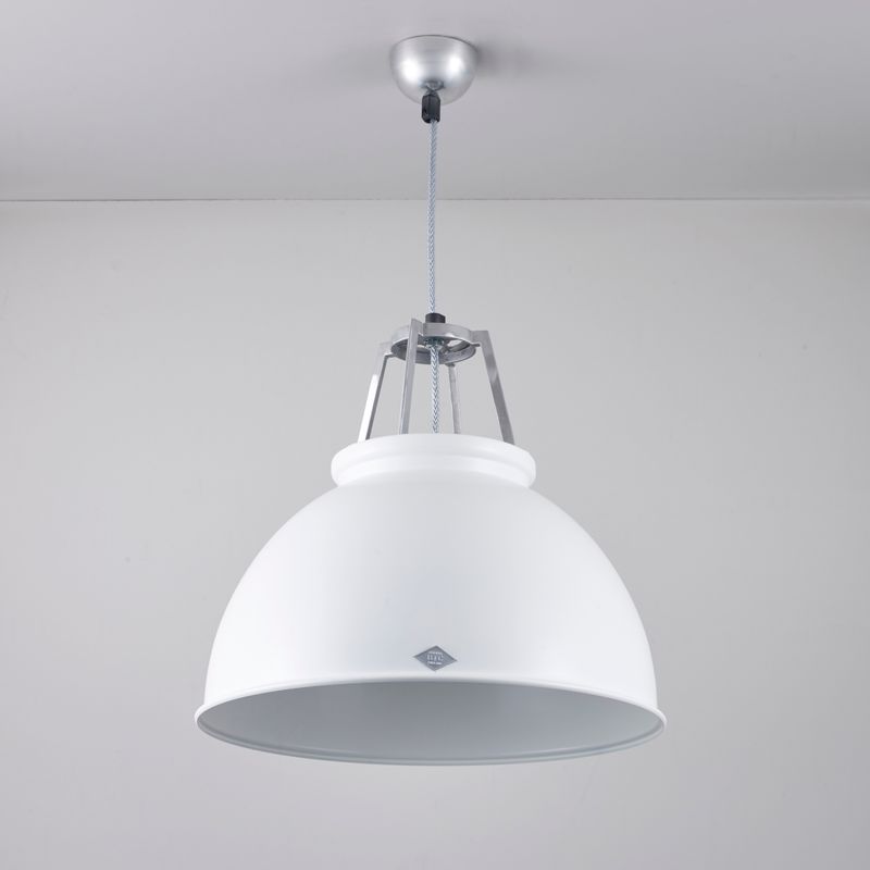 Original BTC Titan Size 3 Pendant, White with White Interior –  from Amos Lighting + Home