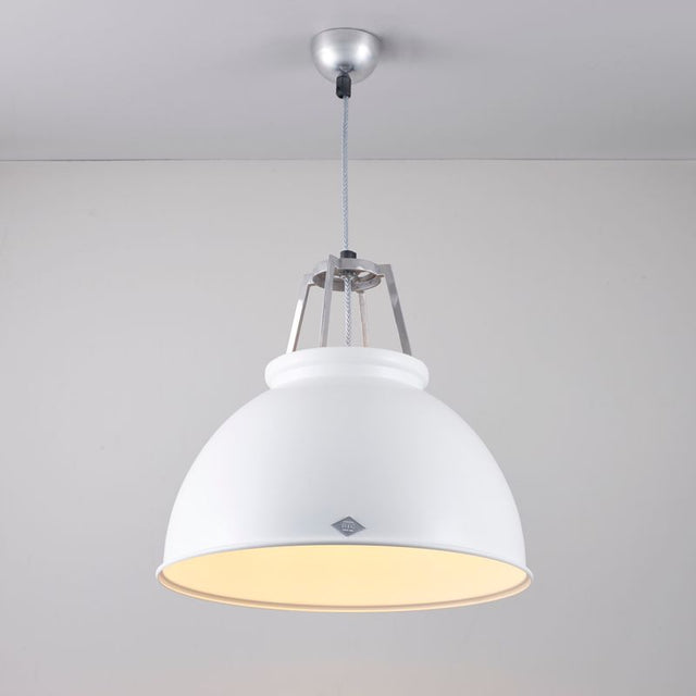 Original BTC Titan Size 3 Pendant, White with White Interior –  from Amos Lighting + Home