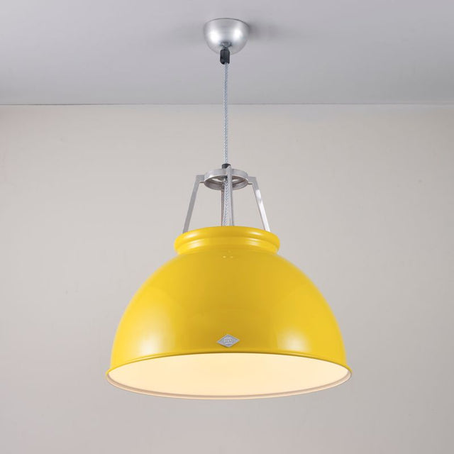 Original BTC Titan Size 3 Pendant, Yellow with White Interior –  from Amos Lighting + Home