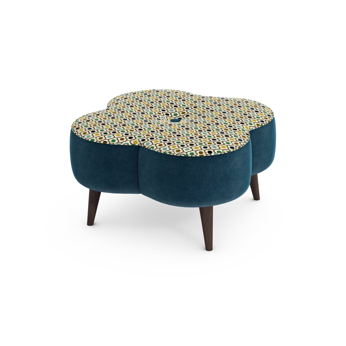 Orla Kiely Daisy Footstool Large from Amos Lighting + Home