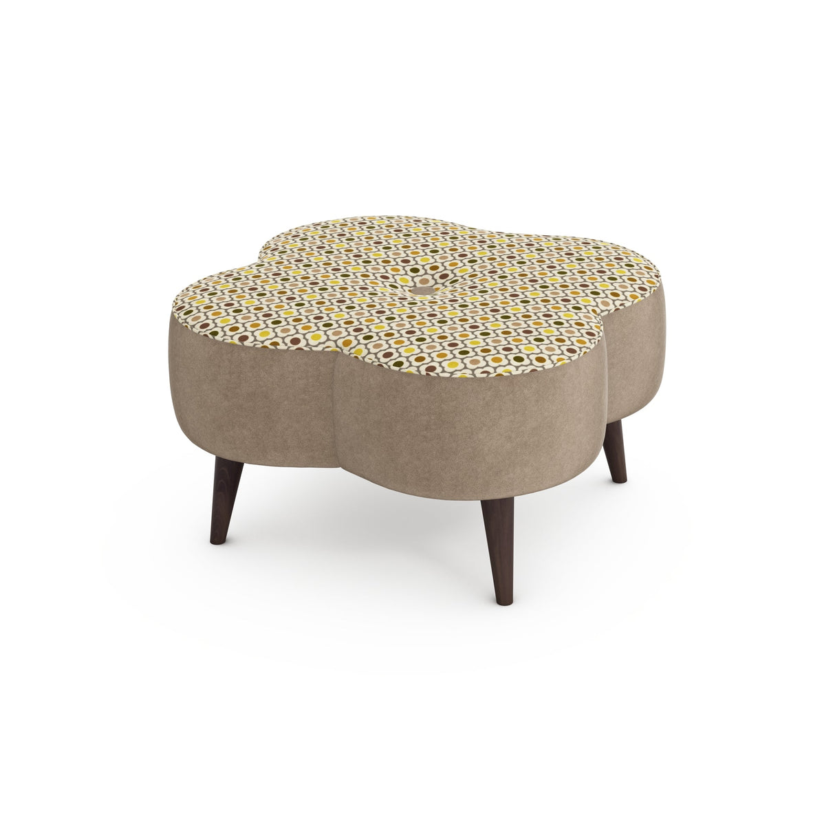 Orla Kiely Daisy Footstool Large from Amos Lighting + Home