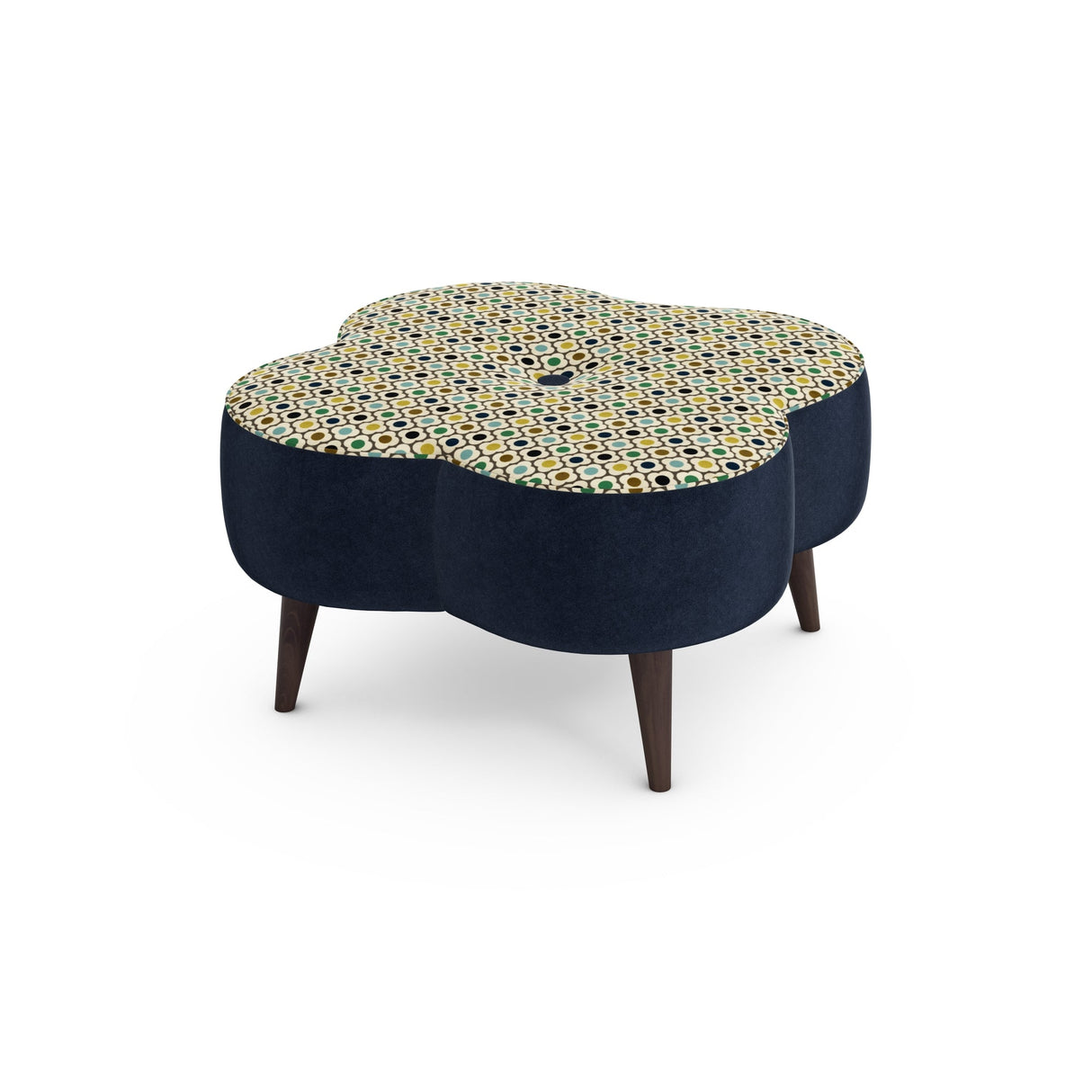 Orla Kiely Daisy Footstool Large from Amos Lighting + Home