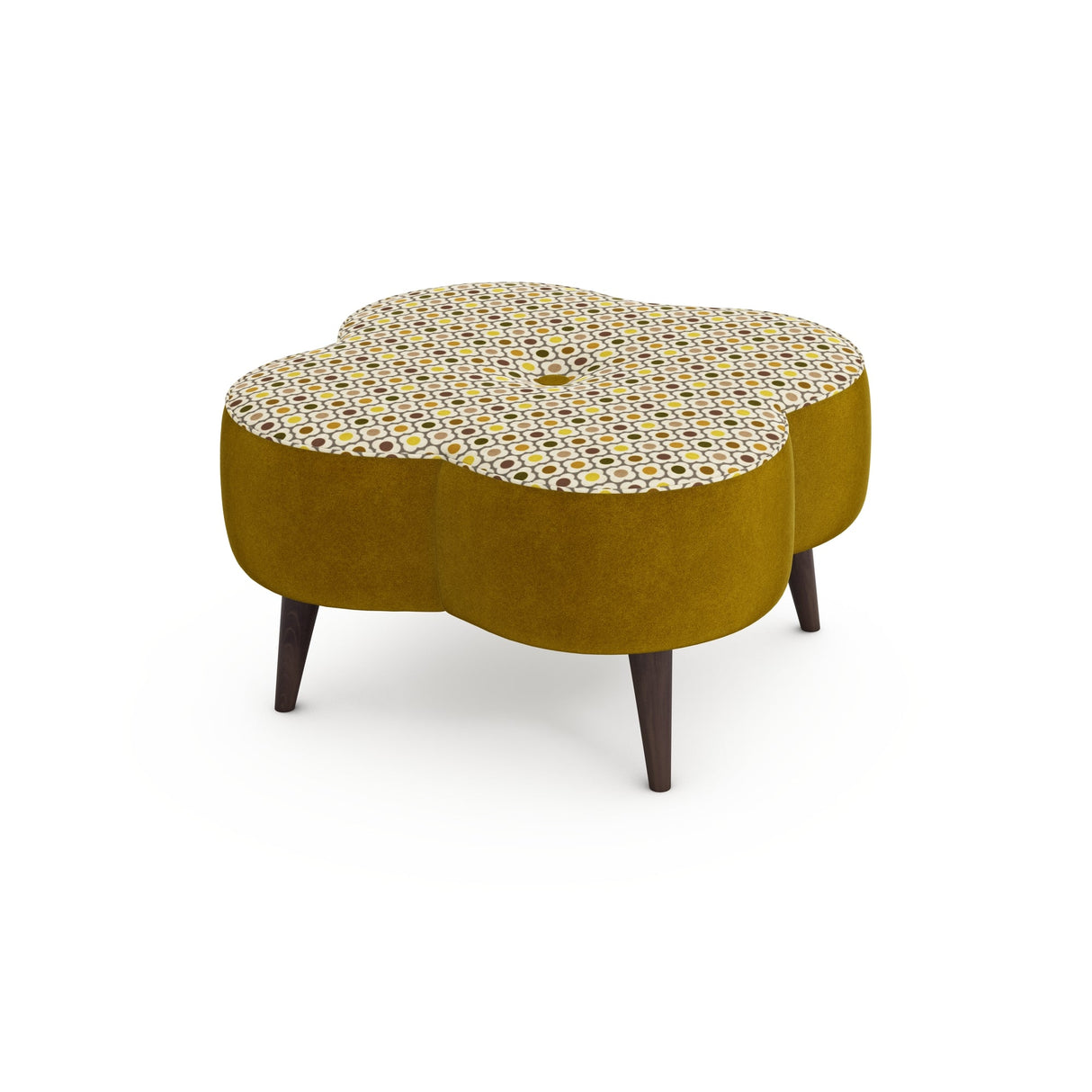 Orla Kiely Daisy Footstool Large from Amos Lighting + Home