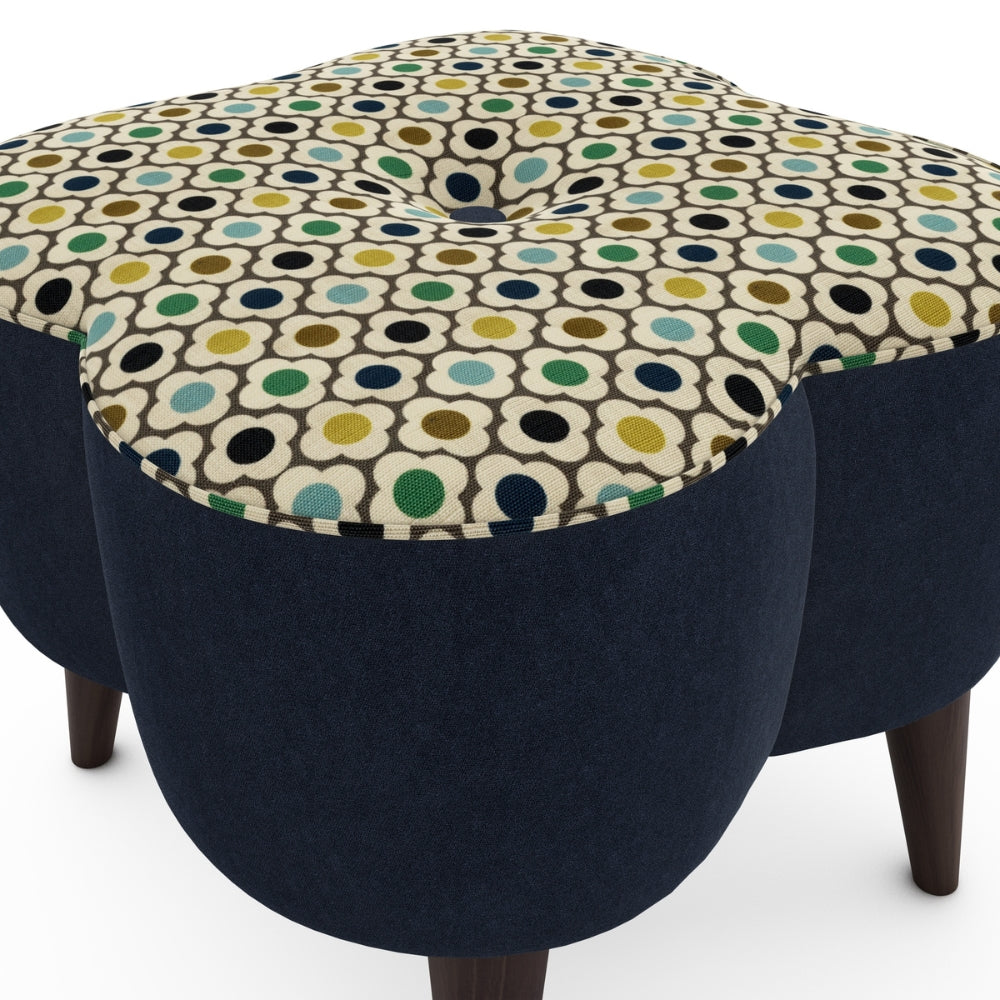 Orla Kiely Daisy Footstool Small from Amos Lighting + Home