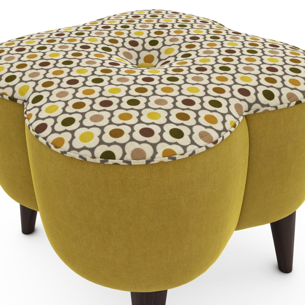 Orla Kiely Daisy Footstool Small from Amos Lighting + Home