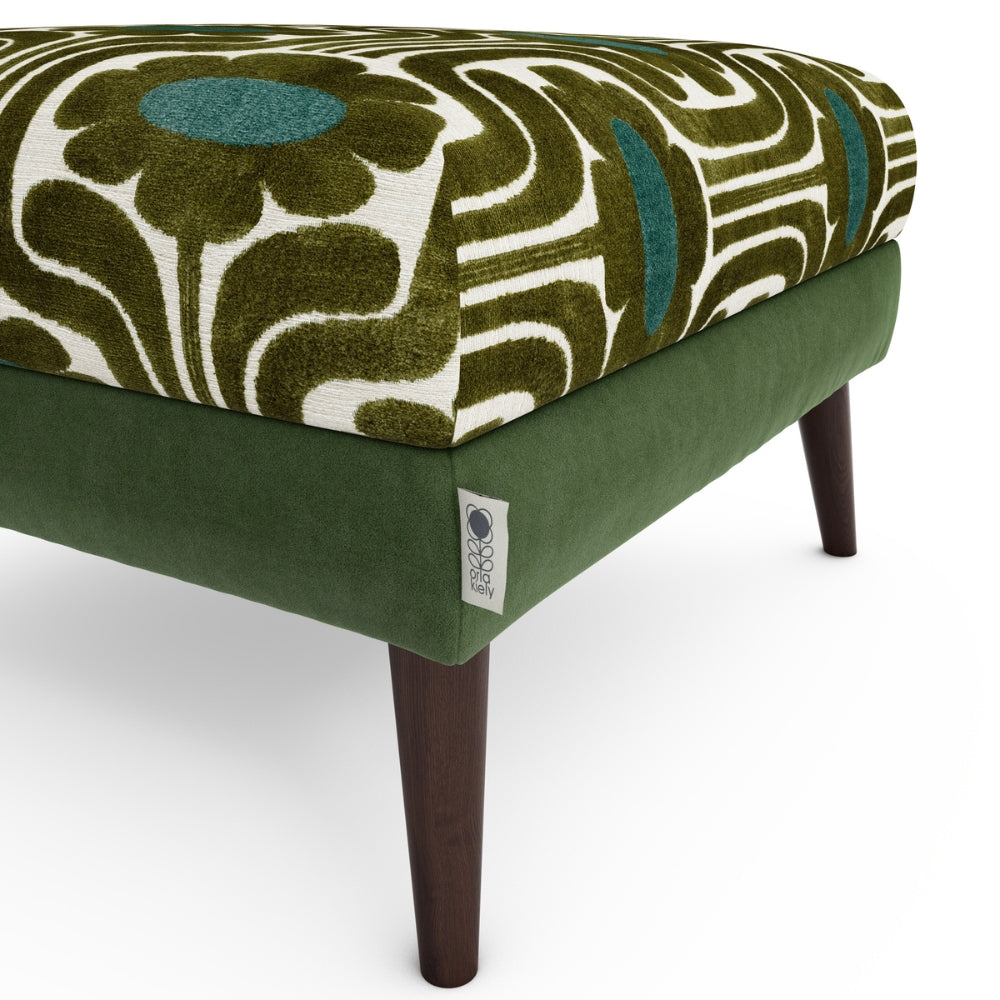 Orla Kiely Flynn Footstool from Amos Lighting + Home