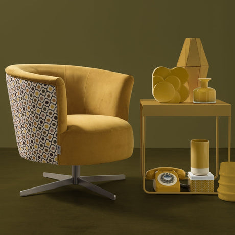 Orla Kiely Lily Swivel Armchair from Amos Lighting + Home