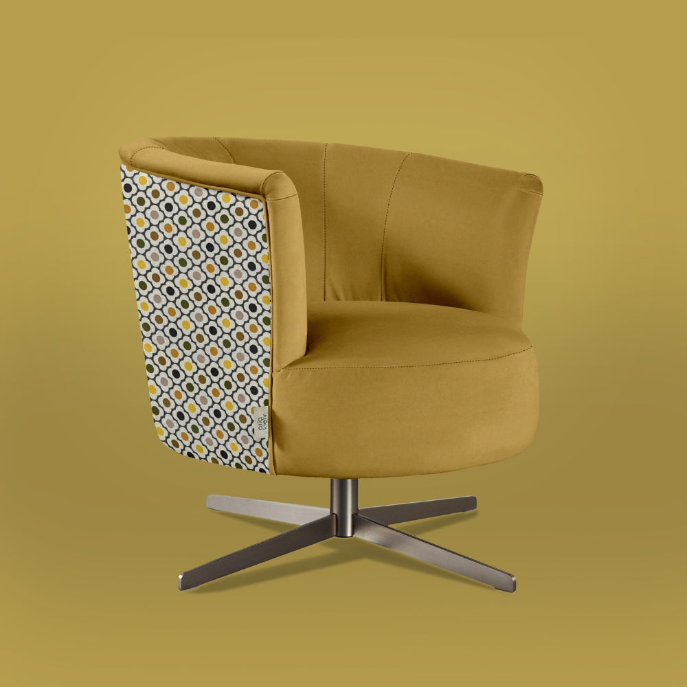 Orla Kiely Lily Swivel Armchair from Amos Lighting + Home