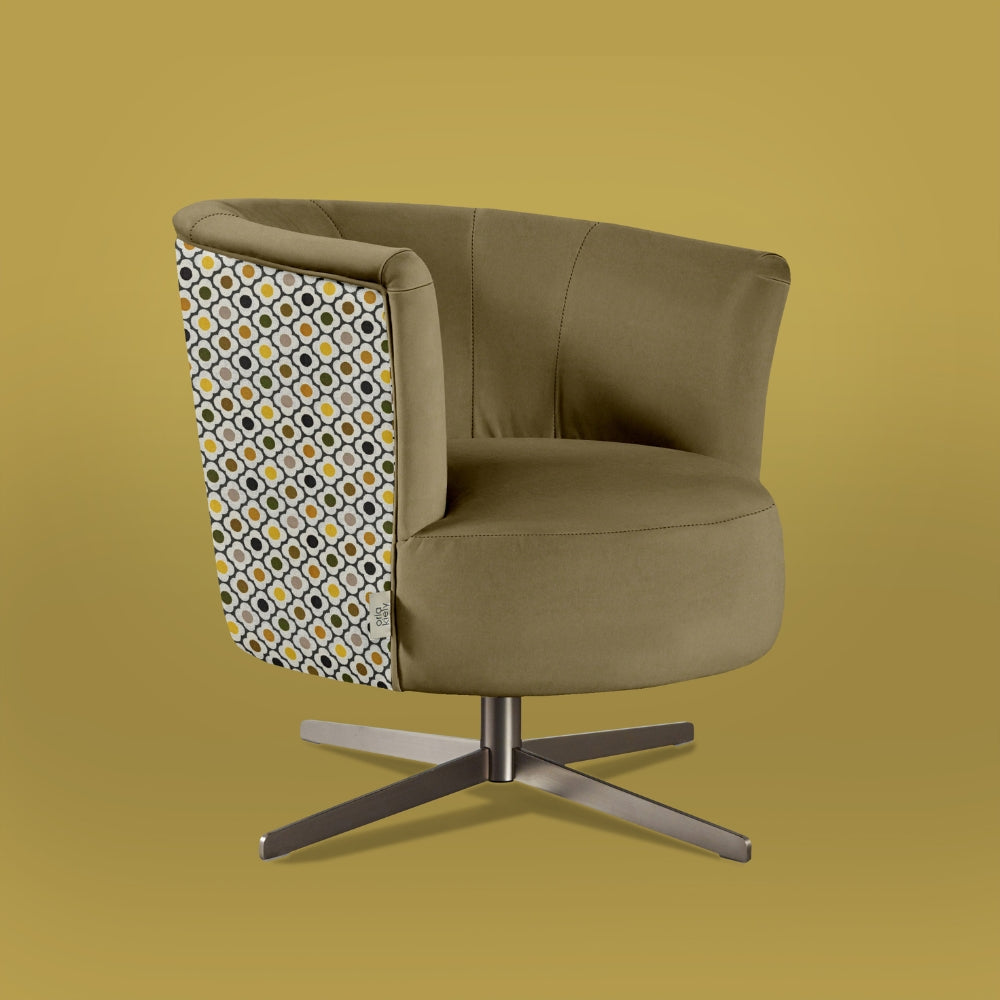 Orla Kiely Lily Swivel Armchair from Amos Lighting + Home