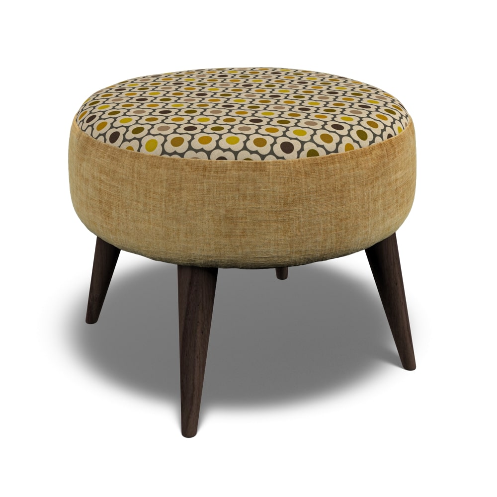 Orla Kiely Roundwood Footstool from Amos Lighting + Home