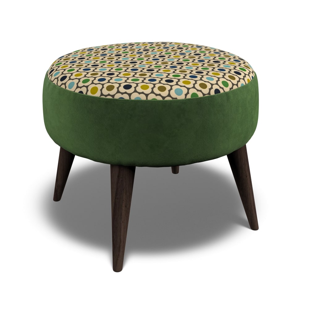 Orla Kiely Roundwood Footstool from Amos Lighting + Home