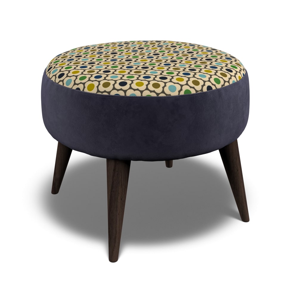 Orla Kiely Roundwood Footstool from Amos Lighting + Home