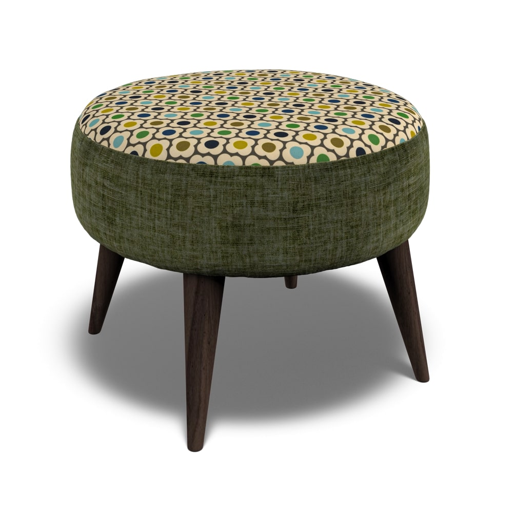 Orla Kiely Roundwood Footstool from Amos Lighting + Home