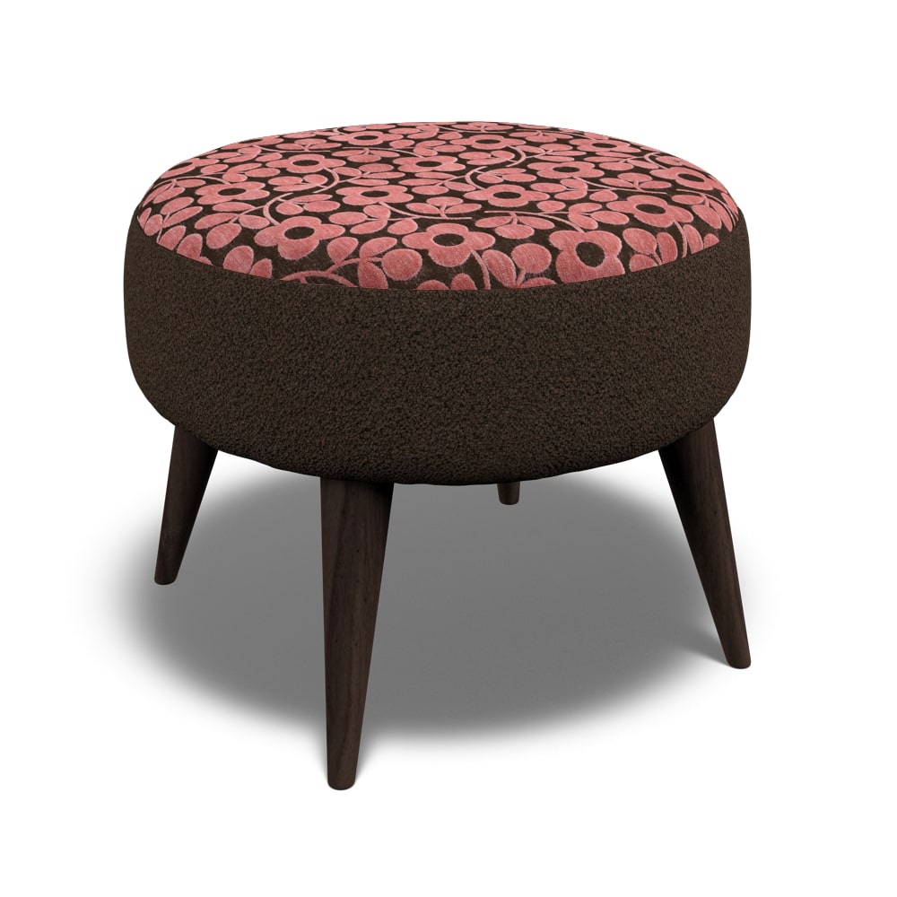 Orla Kiely Roundwood Footstool from Amos Lighting + Home